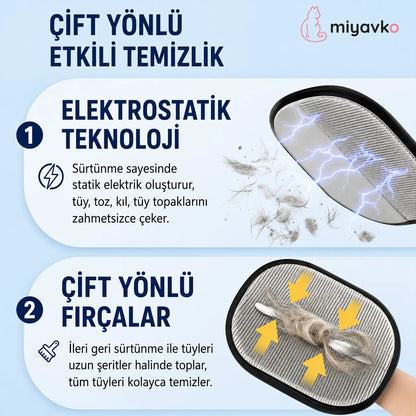 Miyavko™ Tüy Toplayıcı Eldiven Miyavko