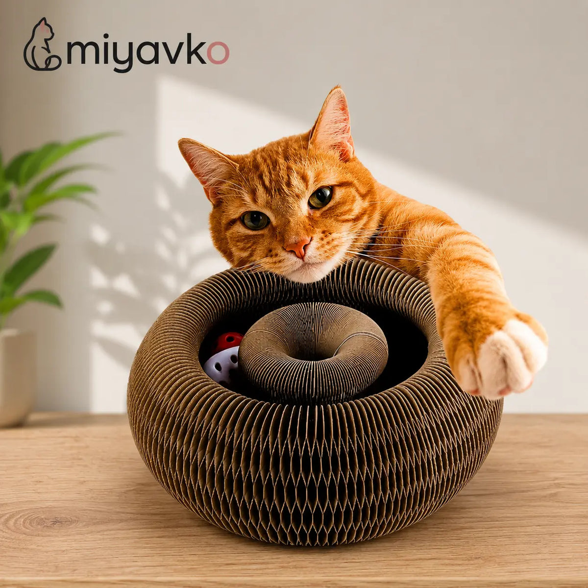 Miyavko™ Akıllı Tırmalama ve Oyun Yatağı Mağazam