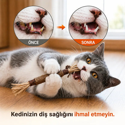 Miyavko™ Doğal Matatabi Çiğneme Çubuğu Miyavko